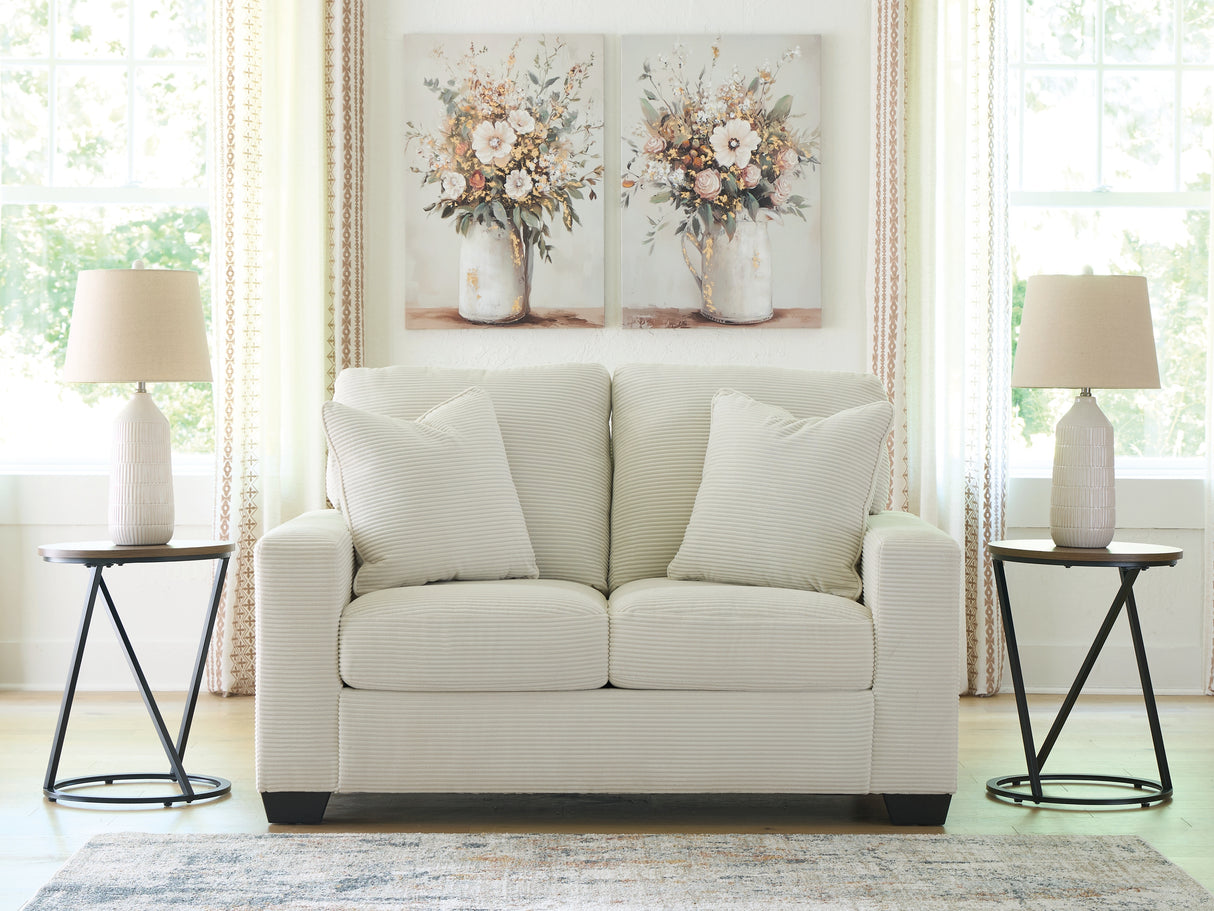 Greenbriar Ivory Loveseat from Ashley - Luna Furniture
