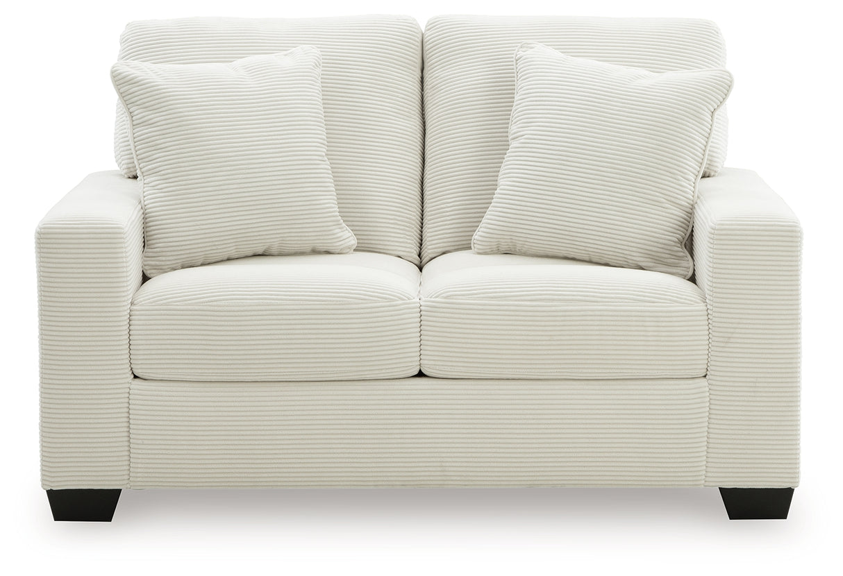 Greenbriar Ivory Loveseat from Ashley - Luna Furniture