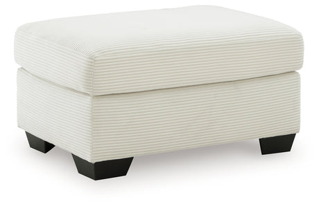 Greenbriar Ivory Ottoman from Ashley - Luna Furniture
