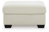 Greenbriar Ivory Ottoman from Ashley - Luna Furniture