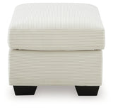 Greenbriar Ivory Ottoman from Ashley - Luna Furniture