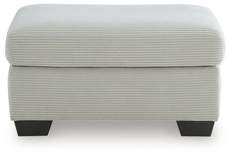 Greenbriar Smoke Ottoman from Ashley - Luna Furniture