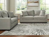 Greenbriar Smoke Sofa and Loveseat from Ashley - Luna Furniture