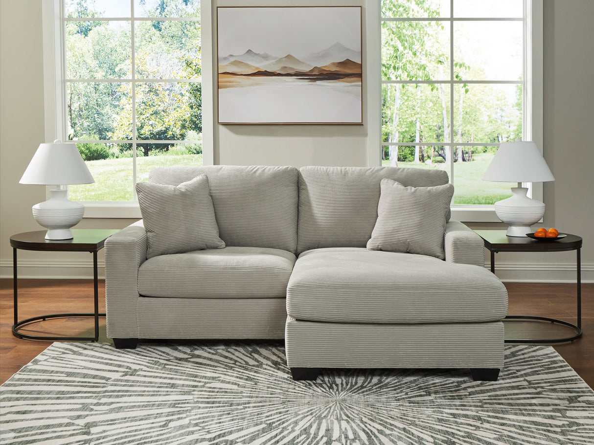Greenbriar Smoke Sofa Chaise from Ashley - Luna Furniture