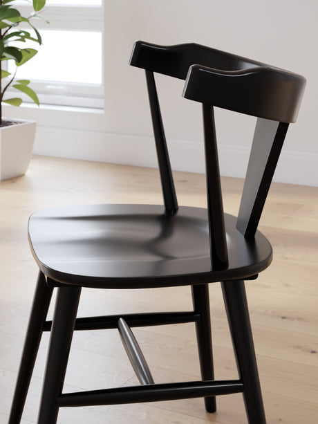 Gretlynn Black Dining Chair, Set of 2 from Ashley - Luna Furniture