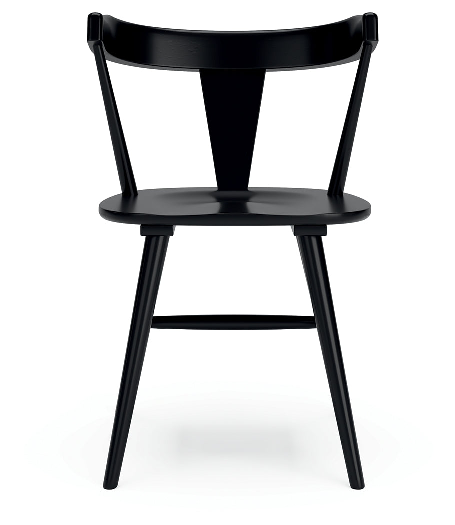 Gretlynn Black Dining Chair, Set of 2 from Ashley - Luna Furniture