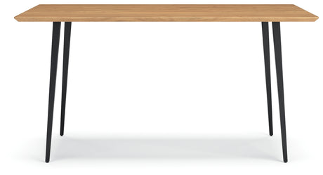 Gretlynn Black/Natural Dining Table from Ashley - Luna Furniture