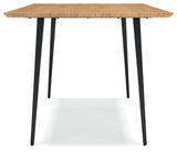 Gretlynn Black/Natural Dining Table from Ashley - Luna Furniture