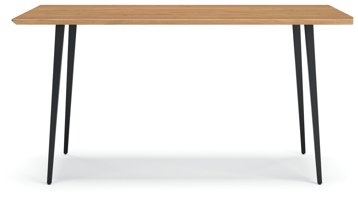 Gretlynn Black/Natural Dining Table from Ashley - Luna Furniture