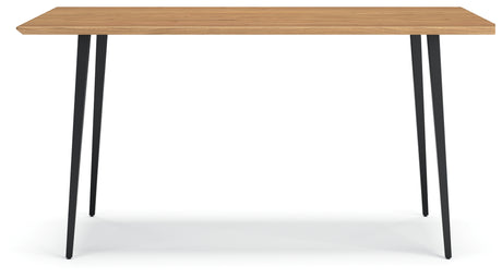 Gretlynn Black/Natural Dining Table from Ashley - Luna Furniture