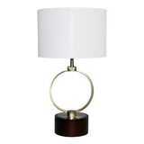 Grid Metal Circular Table Lamp from Ashcroft Furniture - Luna Furniture