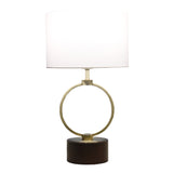 Grid Metal Circular Table Lamp from Ashcroft Furniture - Luna Furniture