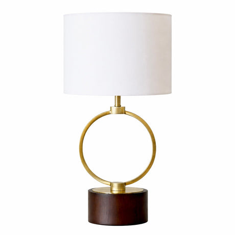 Grid Metal Circular Table Lamp from Ashcroft Furniture - Luna Furniture