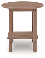 Grover Beach Driftwood Outdoor End Table from Ashley - Luna Furniture