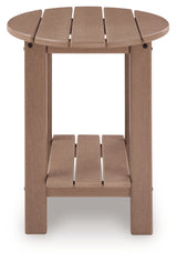 Grover Beach Driftwood Outdoor End Table from Ashley - Luna Furniture