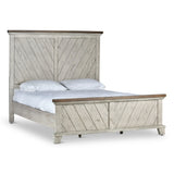 Bear Creek White/Smoke Queen Bed from Steve Silver - Luna Furniture