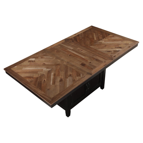 Bermuda 60-80″ Storage Counter Table with 20″ Leaf from Steve Silver - Luna Furniture