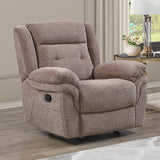 Sydney Brown Manual Recliner from Steve Silver - Luna Furniture