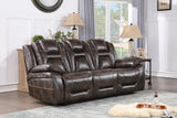Oportuna Coffee Dual-Power Reclining Sofa w/Drop-Down Table from Steve Silver - Luna Furniture