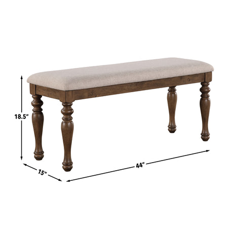 Joanna Bench, Brown from Steve Silver - Luna Furniture