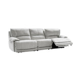 Olsen 3-Piece Dual-Power Zero-Gravity Modular Reclining Sofa, Silver from Steve Silver - Luna Furniture