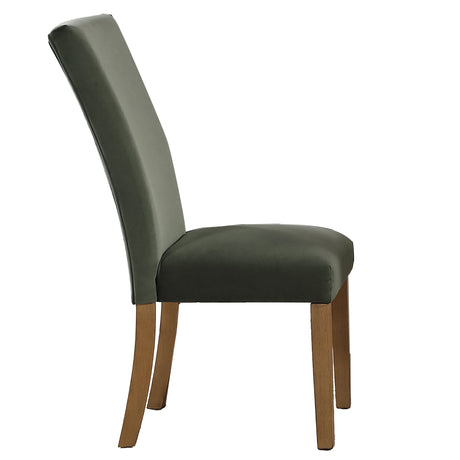 Artemis Green Velvet Side Chair, Set of 2 from Steve Silver - Luna Furniture