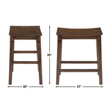 Westlake Chestnut Brown 5-Piece Counter Height Dining Set from Steve Silver - Luna Furniture