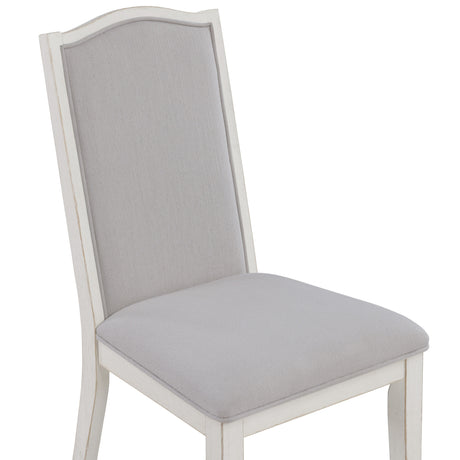 Warren White/Gray Dining Side Chair, Set of 2 from Steve Silver - Luna Furniture