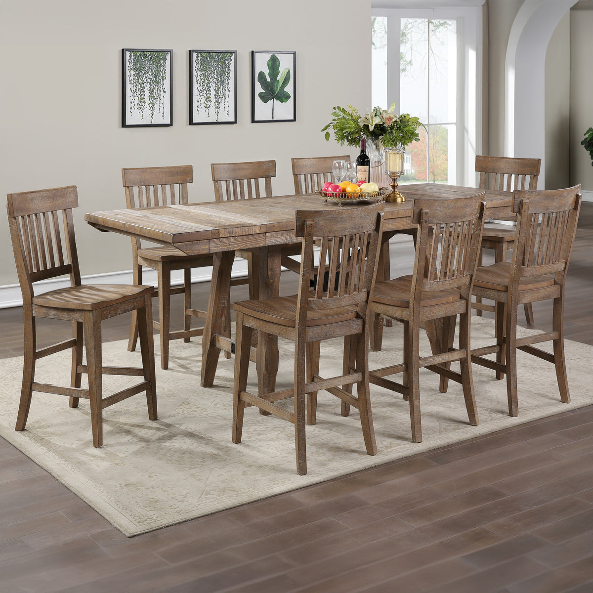Riverdale Driftwood 24" Counter Stool, Set of 2 from Steve Silver - Luna Furniture