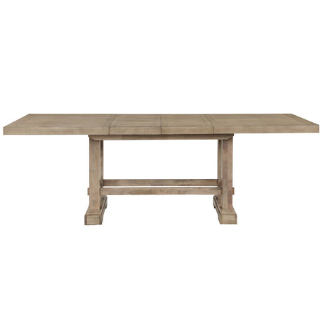 Napa 108-Inch Counter Table with/2 18-inch Leaves, Sand from Steve Silver - Luna Furniture