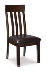 Haddigan 2-Piece Dining Room Chair in Dark Brown from Ashley - Luna Furniture