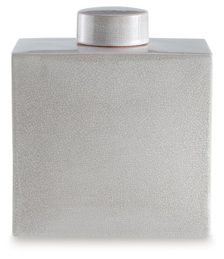 Haddworth Antique White Jar from Ashley - Luna Furniture