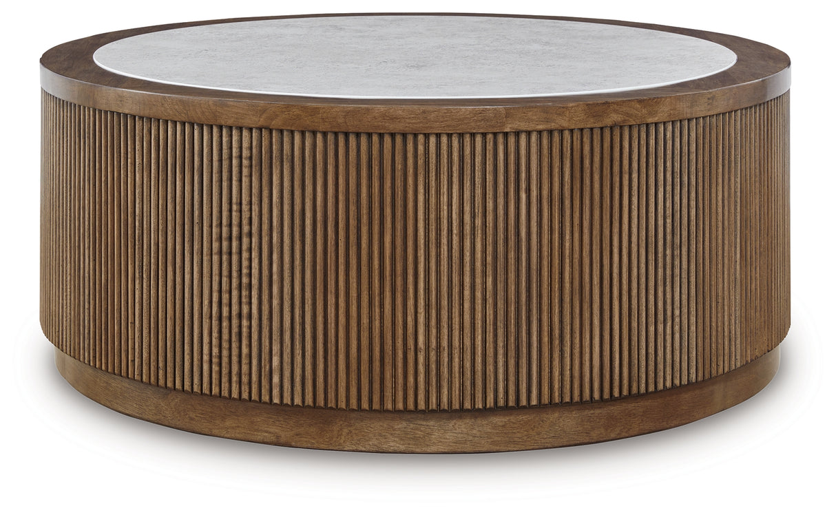 Hadonna Brown Coffee Table from Ashley Furniture - Luna Furniture