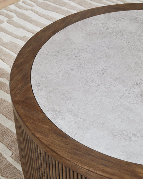 Hadonna Brown Coffee Table from Ashley - Luna Furniture