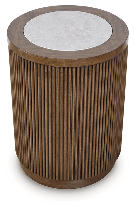 Hadonna Brown End Table from Ashley - Luna Furniture