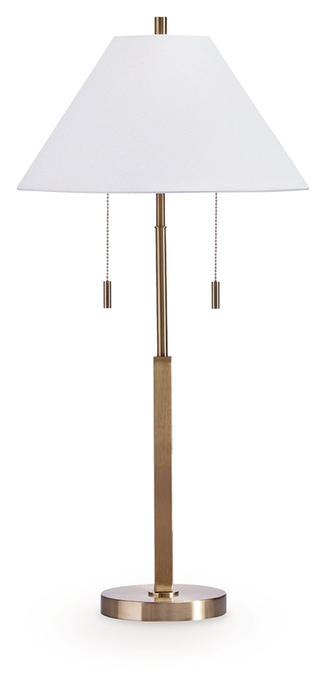 Haigwood Gold Finish Table Lamp from Ashley - Luna Furniture