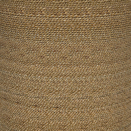 Halden Light Brown Round Woven Seagrass Accent Side Table from Coaster - Luna Furniture
