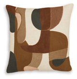 Hallam Sienna/Gold/Charcoal Pillow (Set of 4) from Ashley Furniture - Luna Furniture