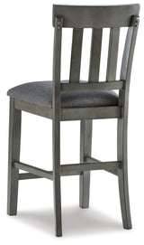 Hallanden 2-Piece Bar Stool in Two-tone Gray from Ashley - Luna Furniture