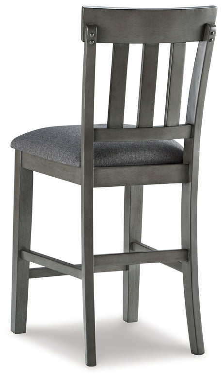 Hallanden 2-Piece Bar Stool in Two-tone Gray from Ashley - Luna Furniture