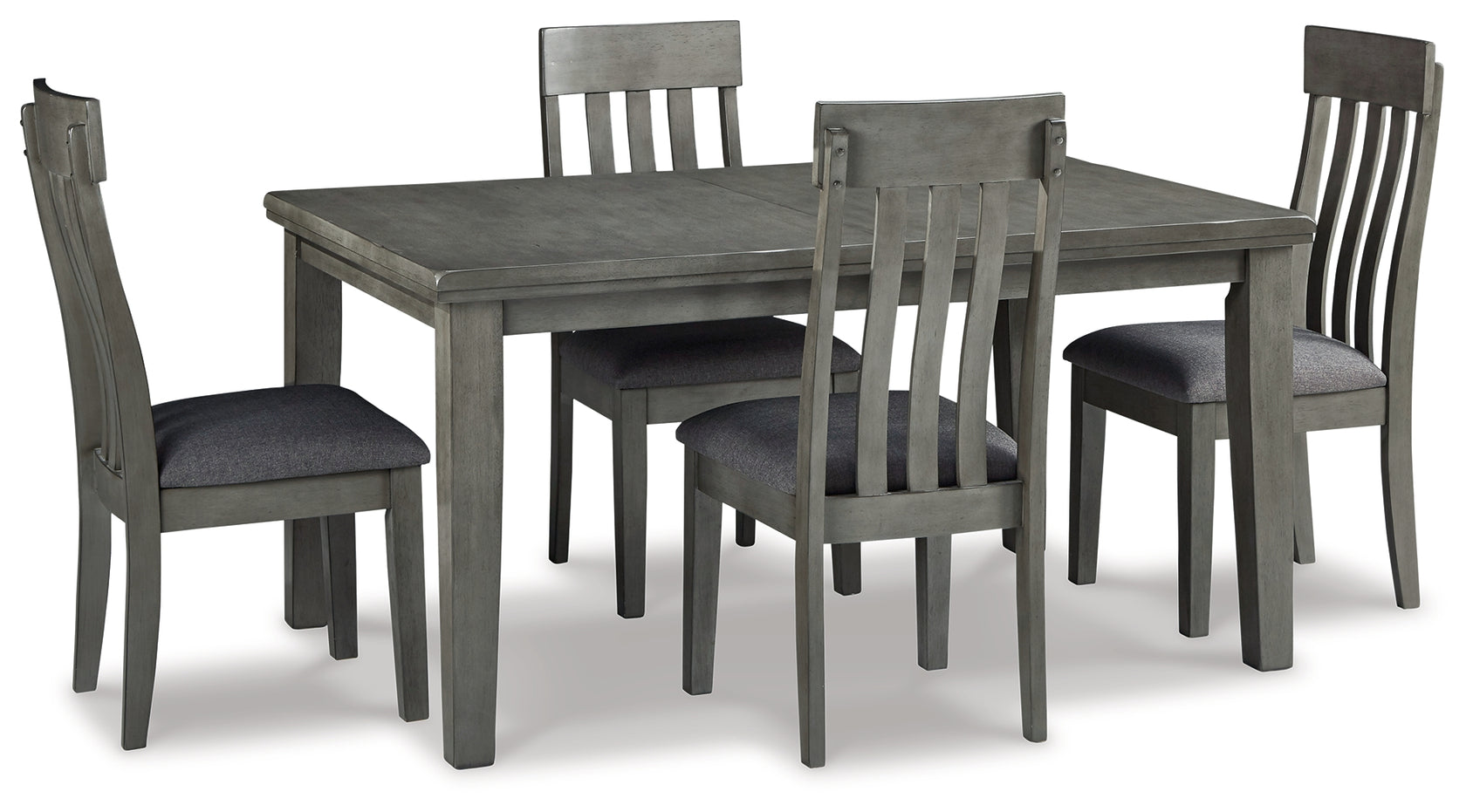 Hallanden Two-tone Gray Dining Table and 4 Chairs from Ashley - Luna Furniture