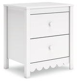Hallityn Twin Panel Headboard with Dresser and 2 Nightstands in White from Ashley - Luna Furniture