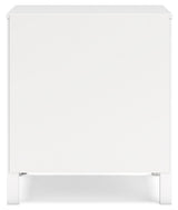 Hallityn Twin Platform Bed with Dresser, Chest and 2 Nightstands in White from Ashley - Luna Furniture