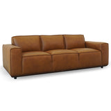 Huntington Tan Genuine Leather Sofa from Ashcroft Furniture - Luna Furniture