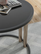 Hannerly Black/Gold Finish Table (Set of 3) from Ashley - Luna Furniture