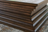 Hannodream Warm Brown Coffee Table from Ashley - Luna Furniture