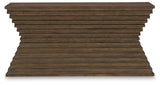 Hannodream Warm Brown Sofa Table from Ashley - Luna Furniture