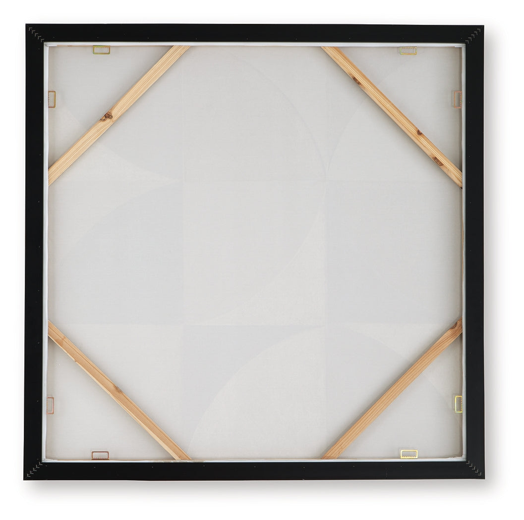 Harelman Tan/Taupe/White Wall Art from Ashley Furniture - Luna Furniture