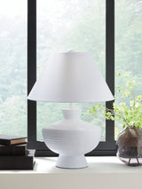 Harelwood White Table Lamp from Ashley - Luna Furniture