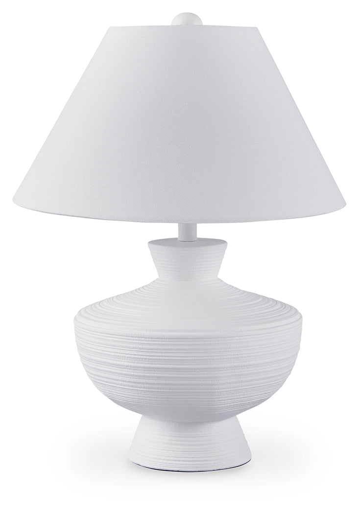 Harelwood White Table Lamp from Ashley - Luna Furniture